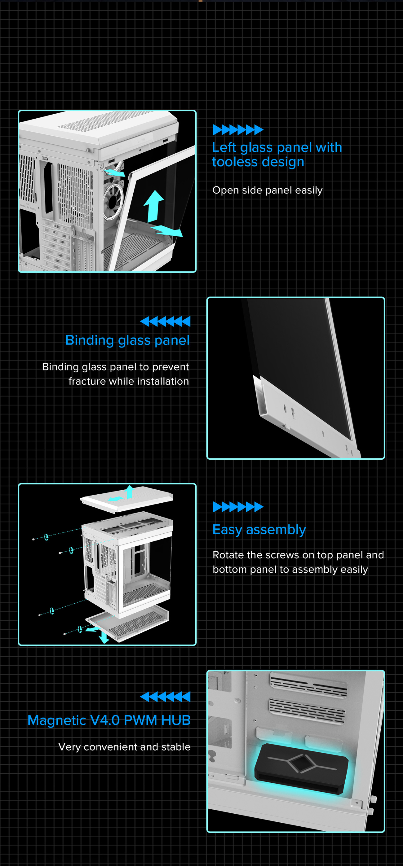 GAMEMAX HYPE Premium ATX Mid-Tower PC case